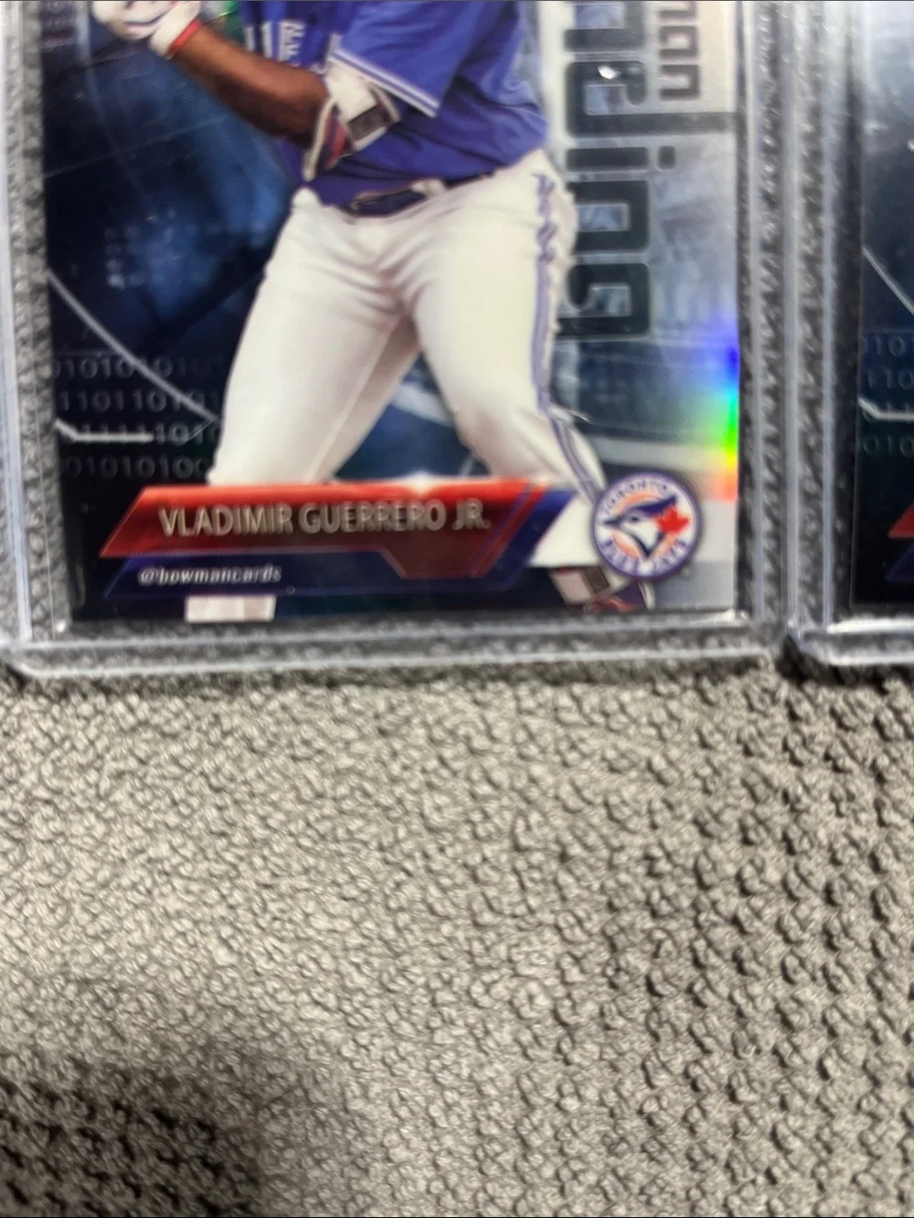 Lot (2) 2018 Bowman Chrome Vladimir Guerrero Jr. Trending Refractor # - VG
